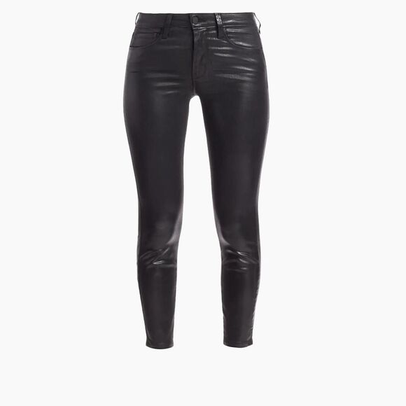 L'agence skinny black jeans margot coated mid rise size 26 - Picture 1 of 6
